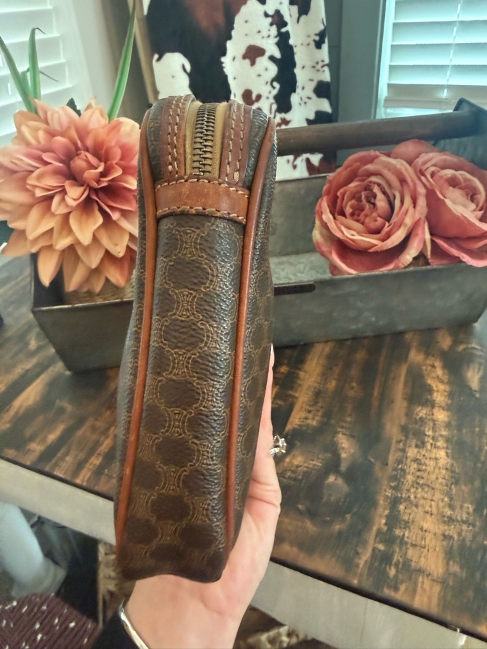 Celine Authentic Macadam Vintage Clutch - Picture 4 of 15